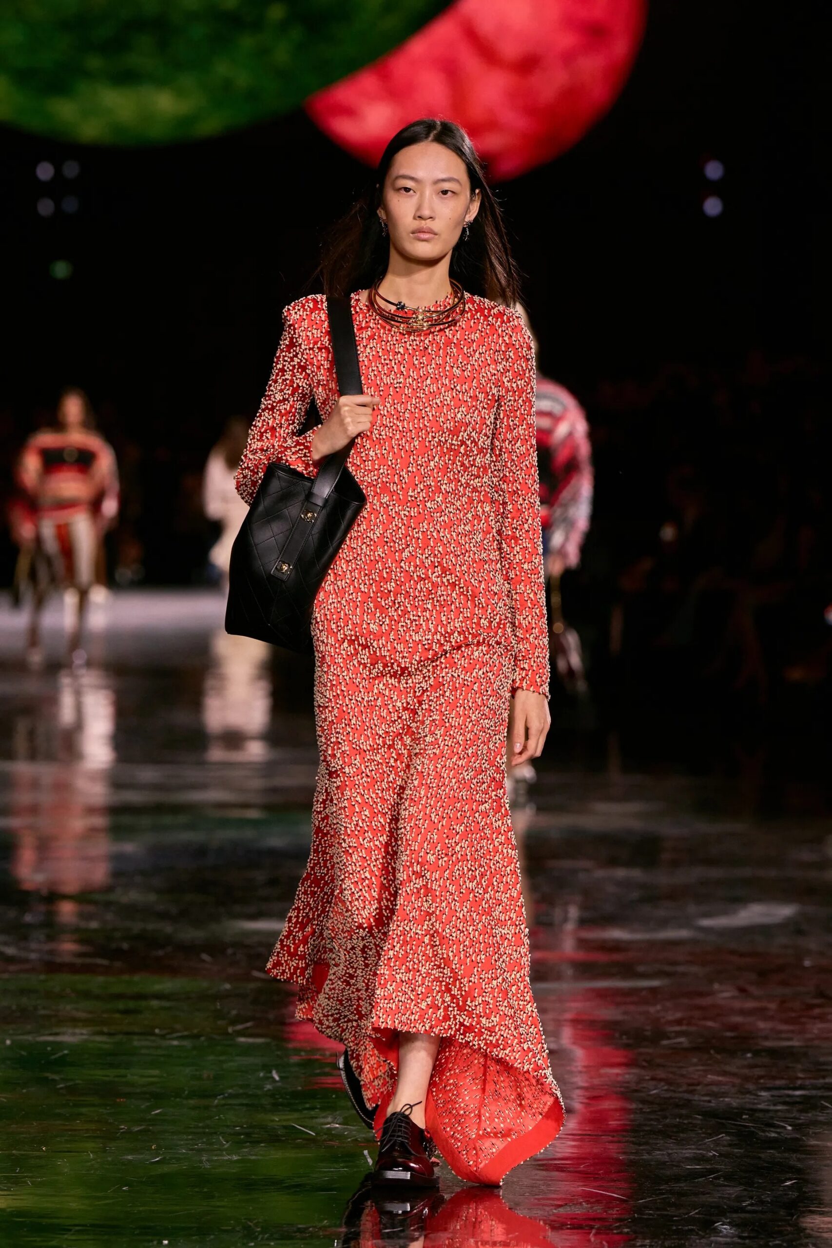 fashion dress red Whitney Maxi Dress